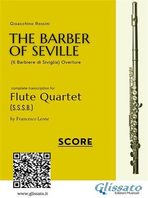 cover image of Score--The Barber of Seville for Flute Quartet